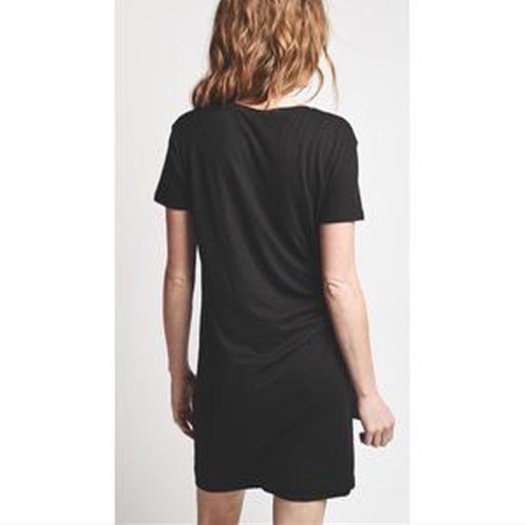 VINCE SIDE TIE CREW NECK T-SHIRT DRESS - Picture 11 of 16